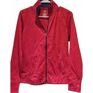 Danskin Now Jacket M 8-10 Women's Weather Light Weight Full Zip Up